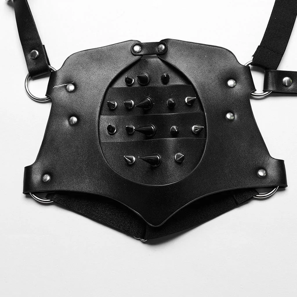 Women's Punk Stud Buckle Body Harness