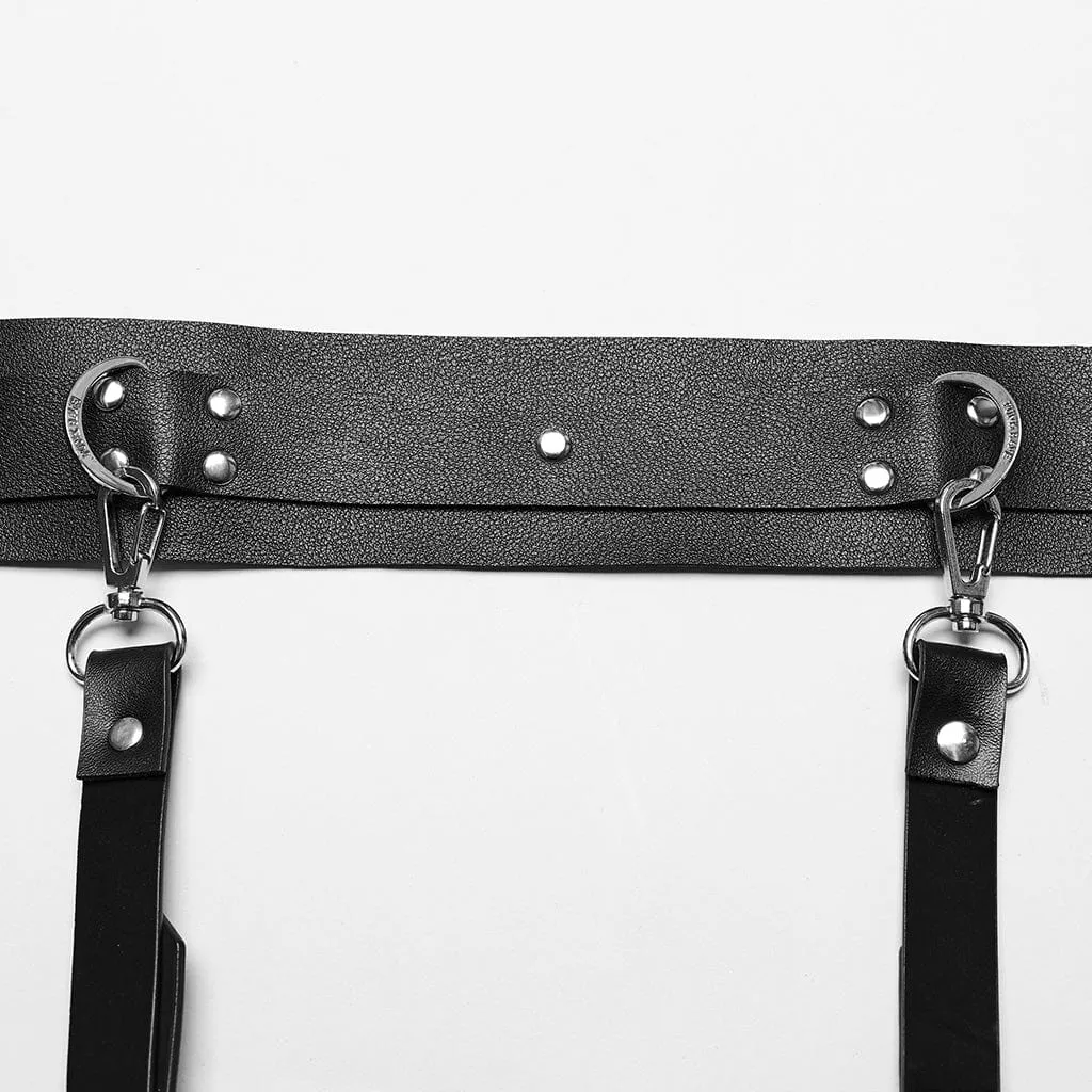Women's Punk Stud Buckle Body Harness