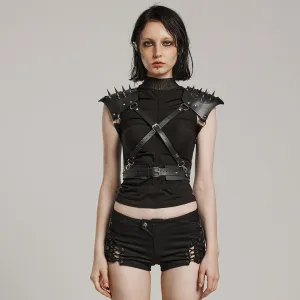 Women's Punk Stud Buckle Body Harness