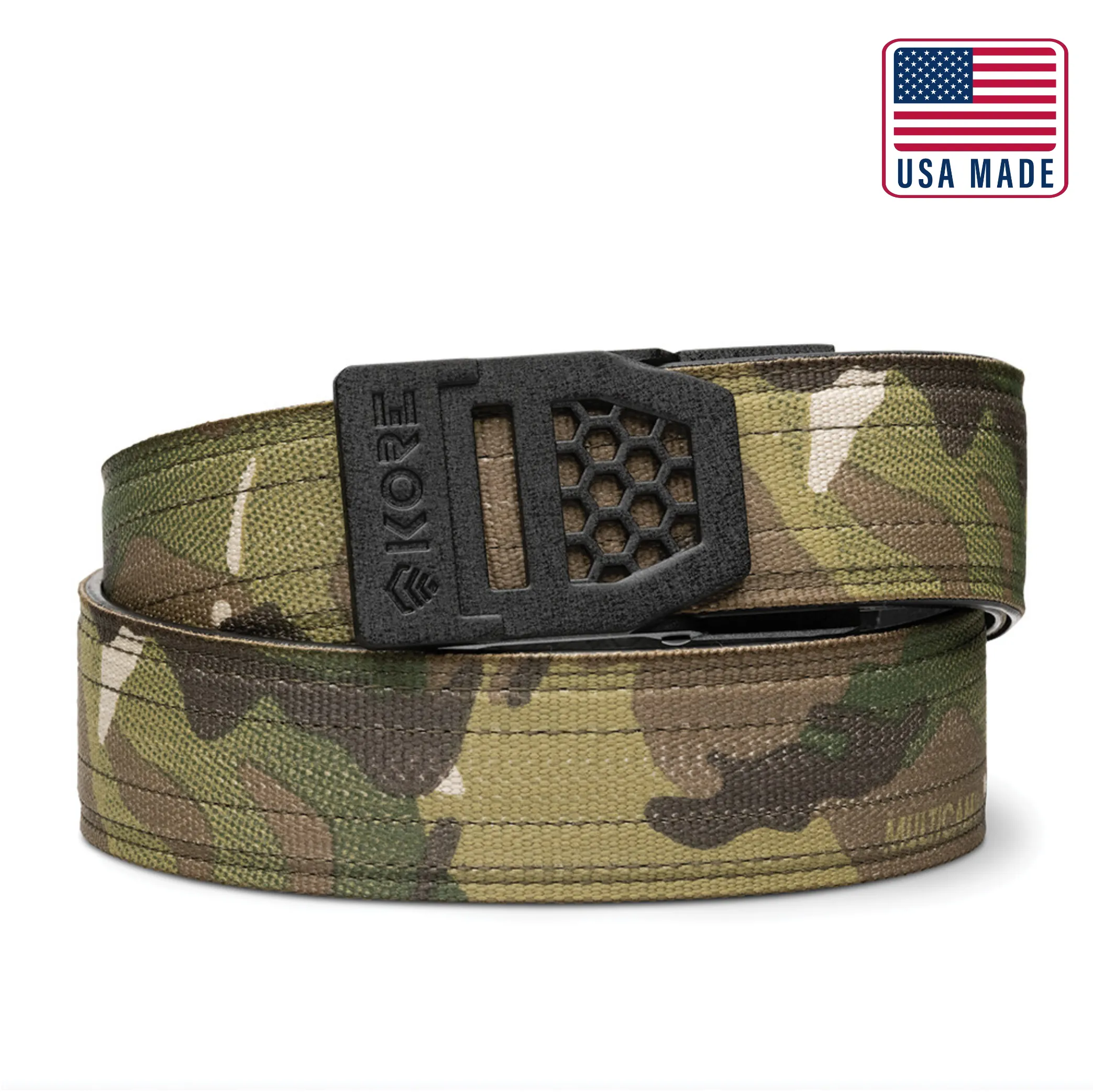 X6 BLACK BUCKLE | MULTICAM® TACTICAL GUN BELT 1.5"